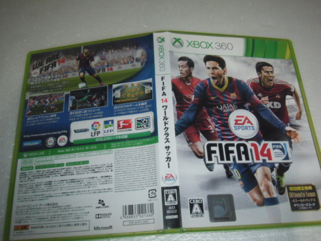 中古 XBOX360 FIFA14 ワールドクラス サッカー 動作保証 同梱可 拍卖