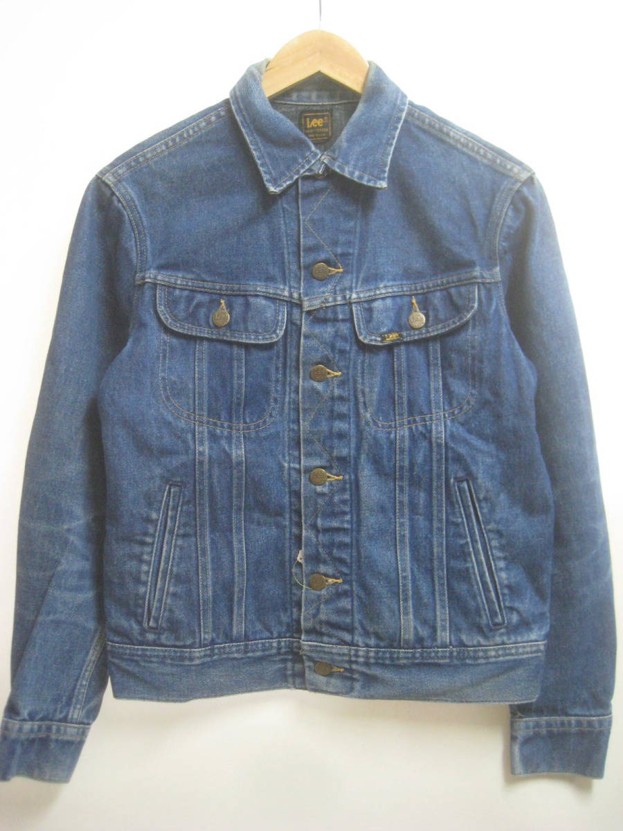 一点物!! Lee PATD-153483 Gジャン/デニムジャケット 裏地総チェック柄 MADE IN USA 希少拍卖