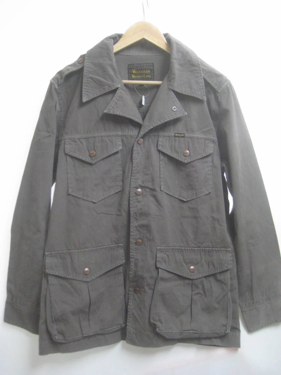 一点物!! WRANGLER WRANGE COAT ラングラーランチコート 希少色 カーキ サイズ L拍卖