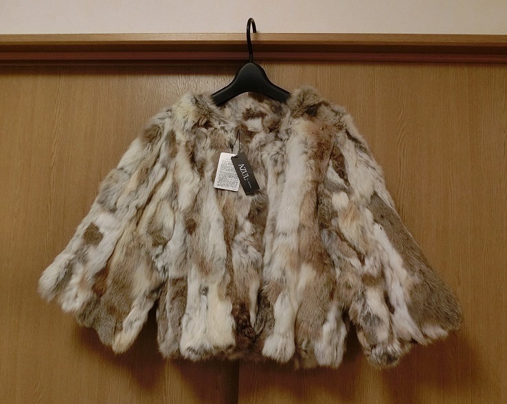 未着用 レディース AZUL by moussy マウジー 毛皮 ジャケット Mサイズ 新品 ラビット 女性用 WOMEN拍卖
