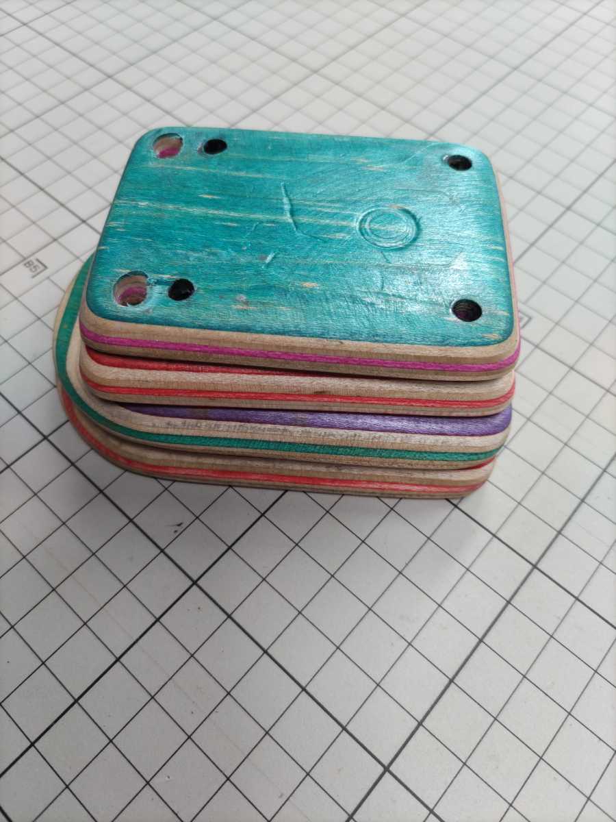 ウッド デッキ ライザー パッド スペース スペーサー オールドスクール クラシック スケートボード パーツ レトロ レア 希少拍卖