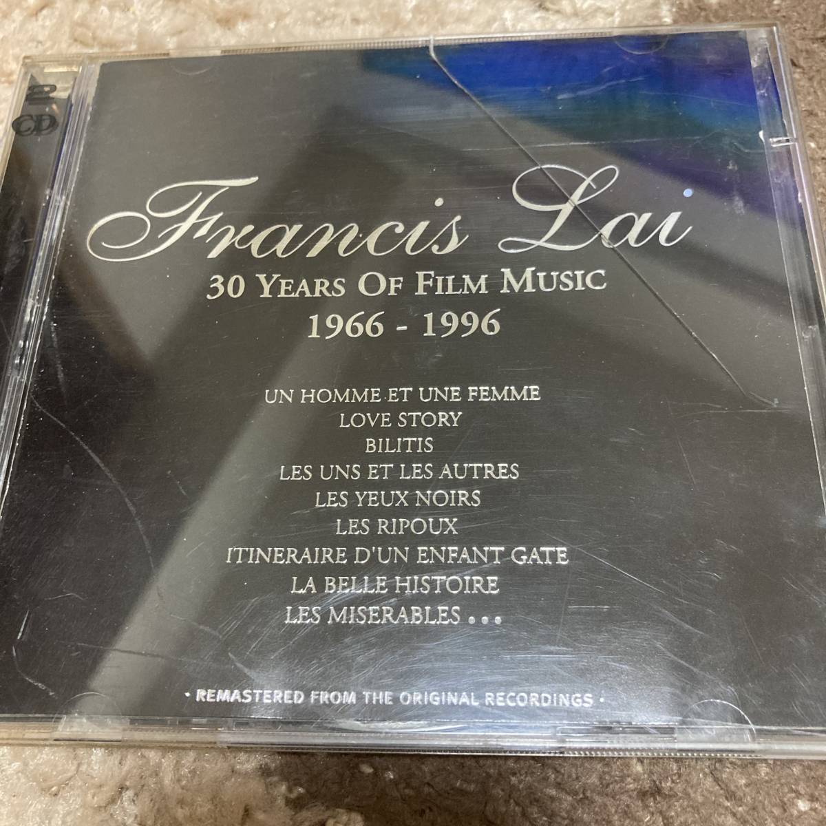 フランシスレイ30YEARS OF FILM MUSIC 1966-1996(2枚組/ドイツ盤)拍卖