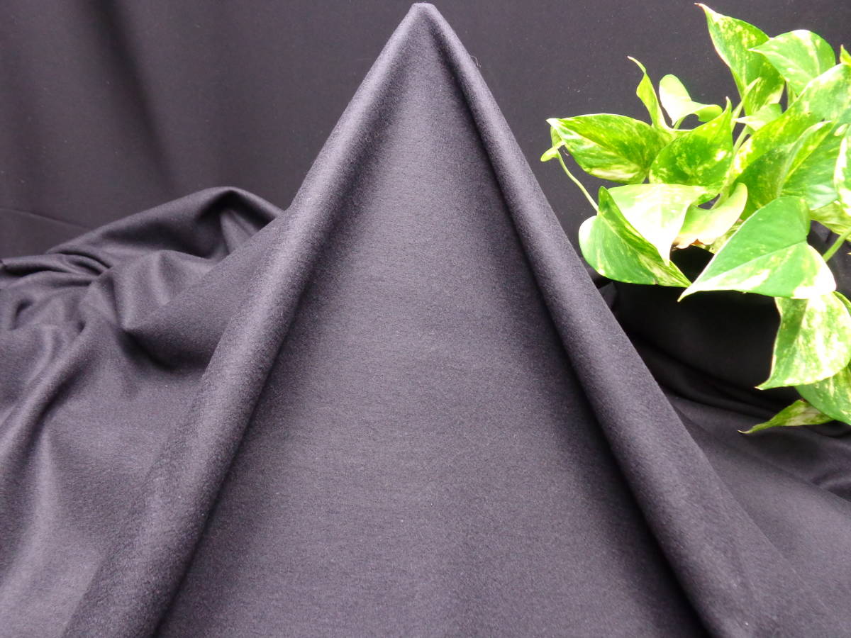 新入荷!掘り出し品!日本製!高級ブランド!なかなか手に入らない!高級 ソフト圧縮タイプ!上質ウール100%!!ブラック色155cm巾×1.5m拍卖