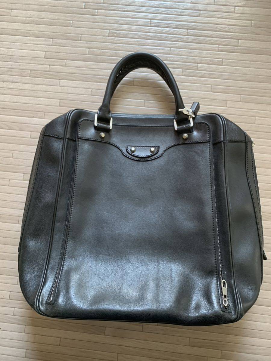 バレンシアガ ハンドバッグ 肉厚レザー鍵付き ビジネスバッグ BALENCIAGA拍卖