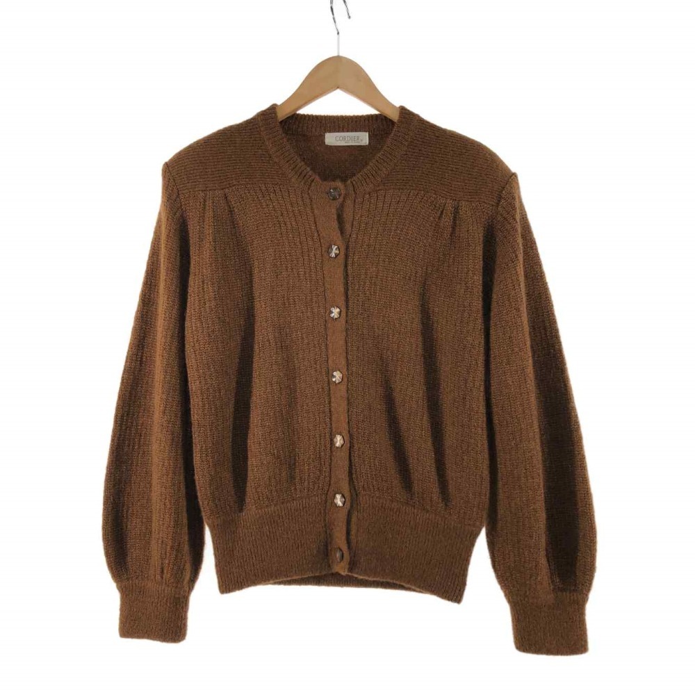 〇〇 CORDIER コルディア レディース カーディガン サイズ9 ブラウン やや傷や汚れあり拍卖