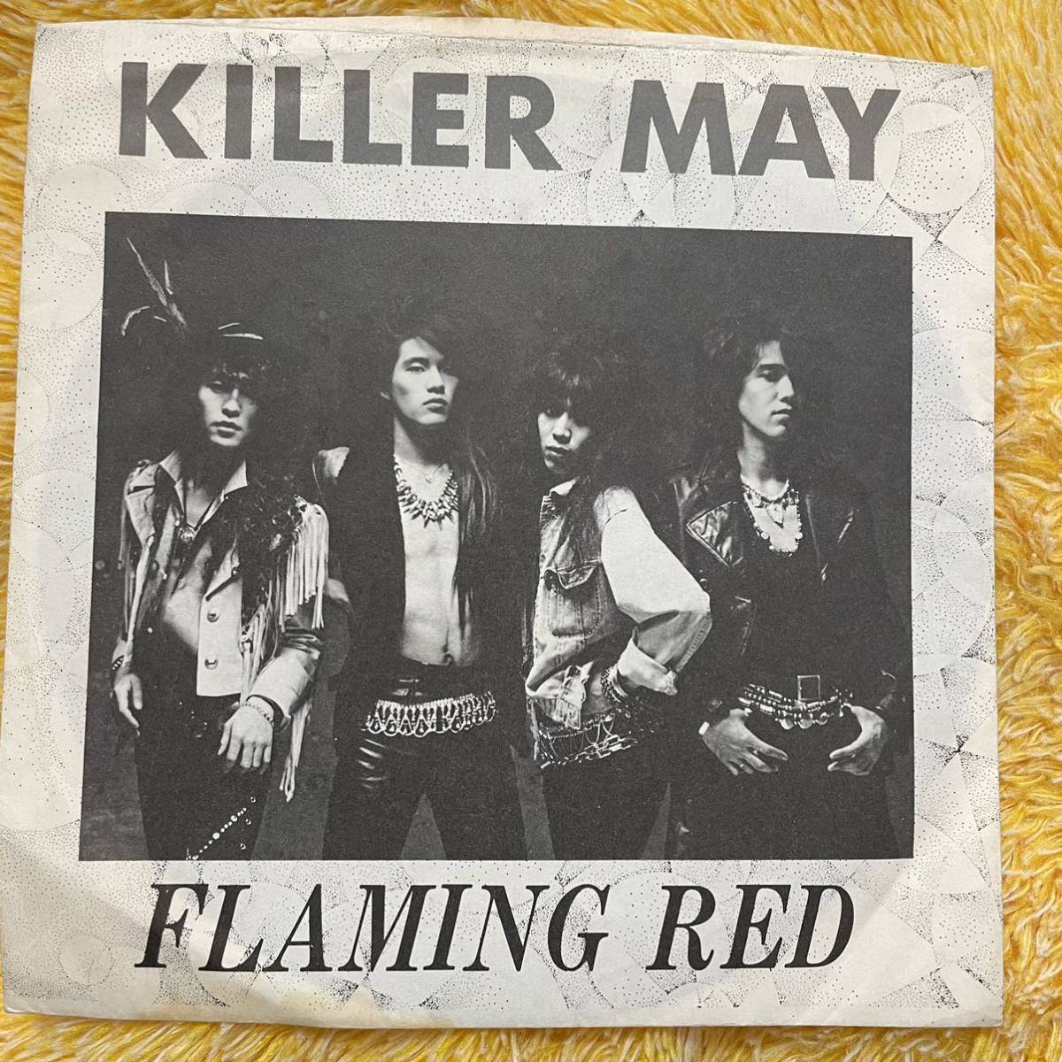 【7inch】◆即決!◆中古【KILLER MAY キラーメイ / FLAMING RED】和モノ 7インチ レコード ソノシート EP■イエモン 菊地英昭 菊地 英二拍卖