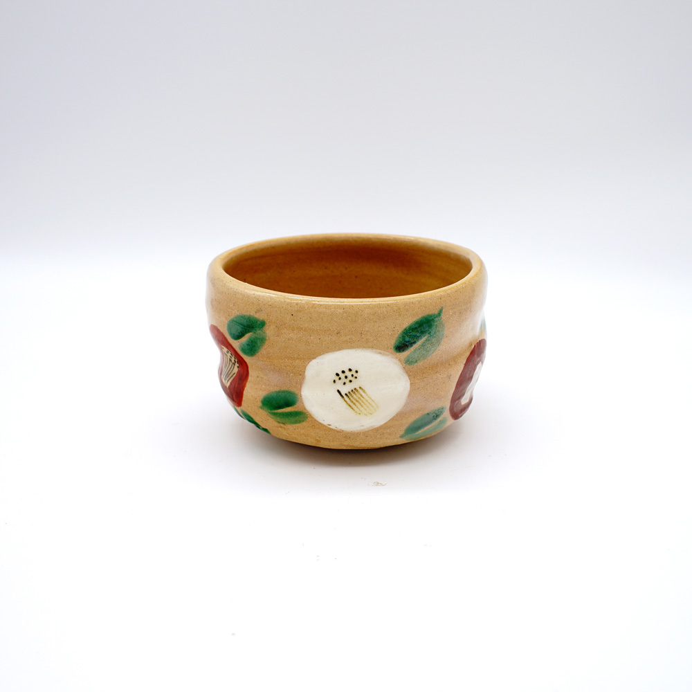 美濃焼! ZOHO ☆色絵こふく碗☆ YE9F 新品 茶道具 湯呑 抹茶 日本茶 煎茶 ほうじ茶 野点茶碗 ギフト拍卖