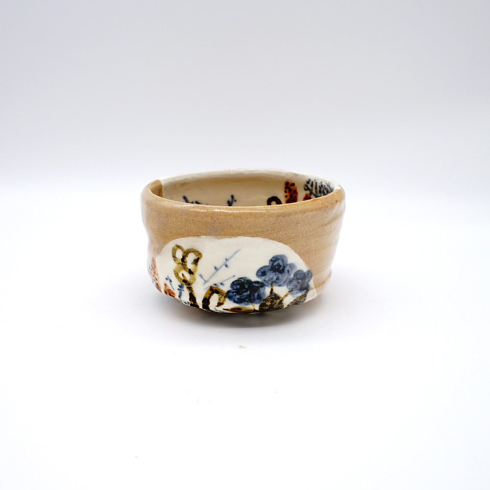 美濃焼! ZOHO ☆春草こふく碗☆ YE9J新品 茶道具 湯呑 抹茶 日本茶 煎茶 ほうじ茶 野点茶碗 ギフト拍卖