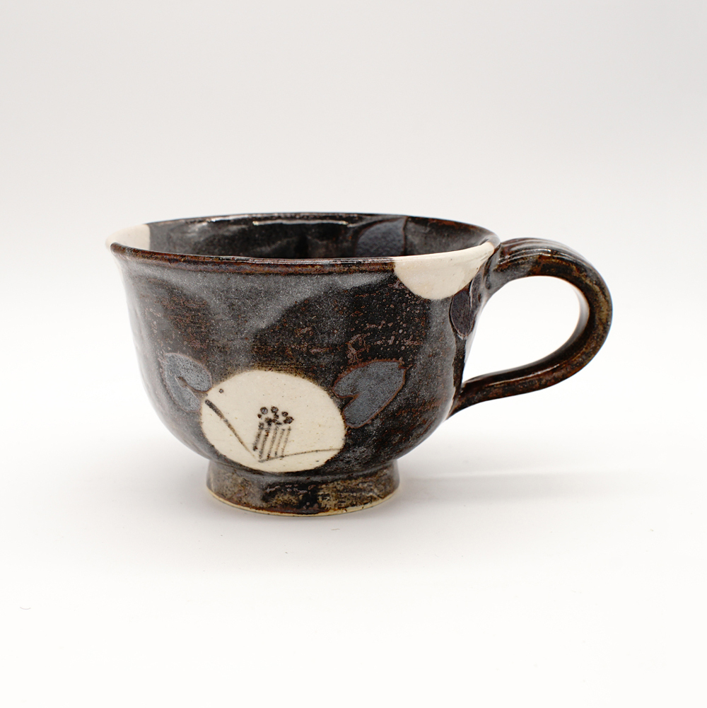 美濃焼! ZOHO ☆鼠志野椿マグカップ☆ ME2B 新品 コーヒー 紅茶 ミルク ラテ エスプレッソ ギフト拍卖