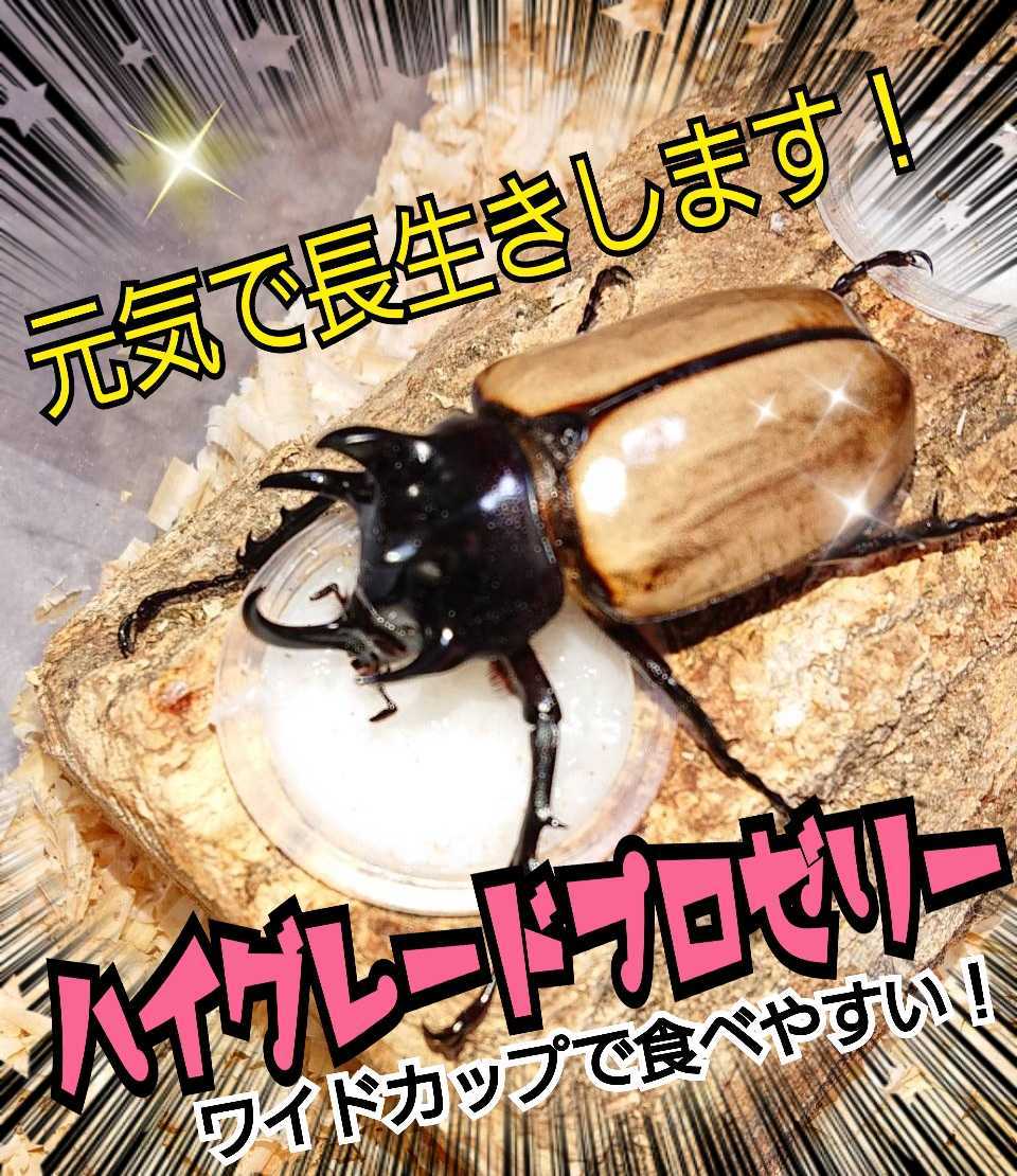 特選ハイグレードプロゼリー【50個】特殊アミノ酸強化配合!産卵促進・長寿・体力増進に抜群!オスも食べやすいワイドカップ 昆虫ゼリー拍卖