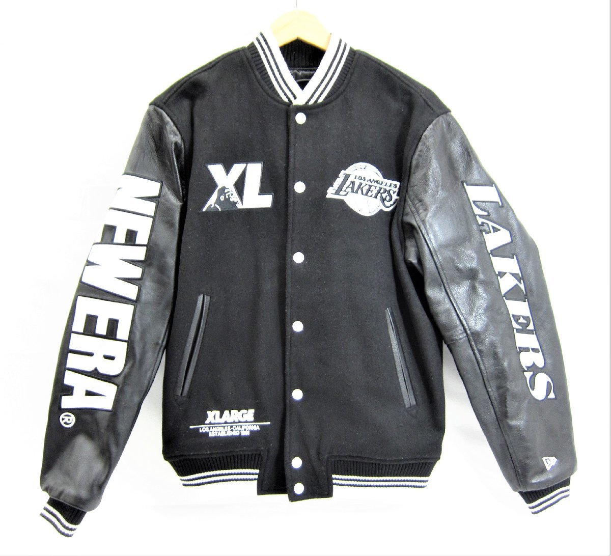 ニューエラ × NBA エクスラージ LA レイカーズジャケット 12350235 SIZE:S(USサイズ)衣類 □UF3501拍卖