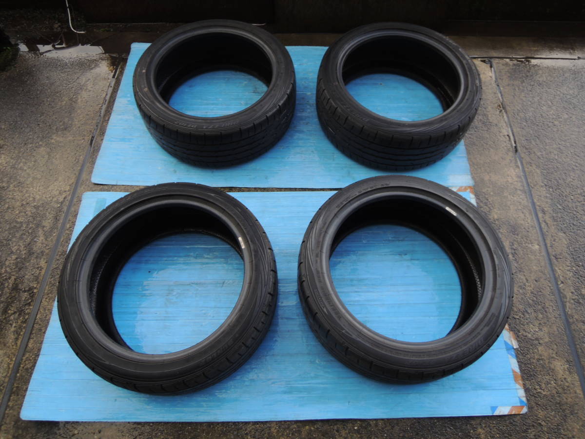 ・ DUNLOP DIREZZA DZ102 225/45R18 95W タイヤ 4本セット 1台分 中古 ラジアル拍卖