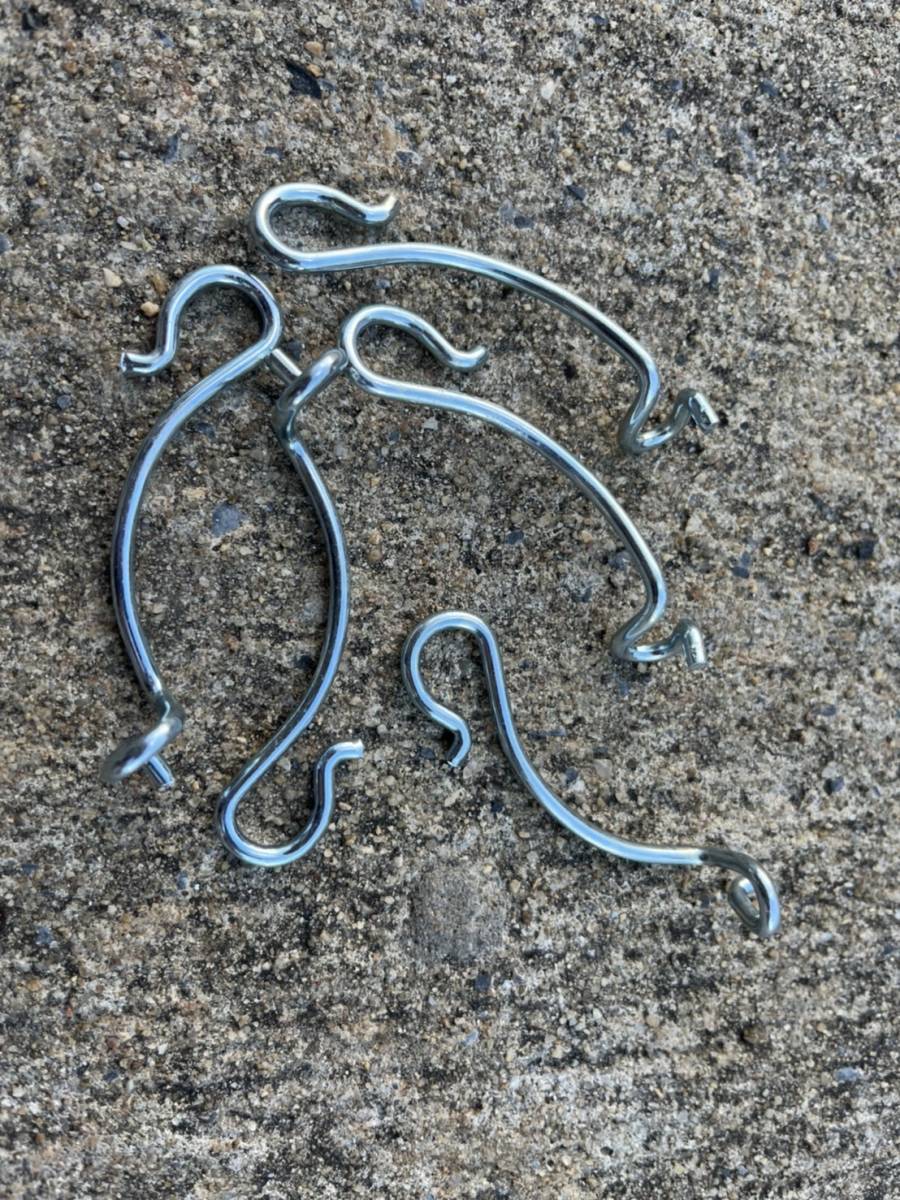 N 旧P HONDA CB250 ワイヤーガイド 5個セット CB350/CL250/CL350 Wire guide拍卖