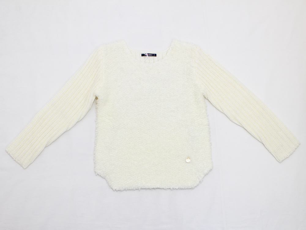 50%OFF【By LVEiT】バイラビット/セーター/130/シロ/一部の地域を除き送料無料拍卖