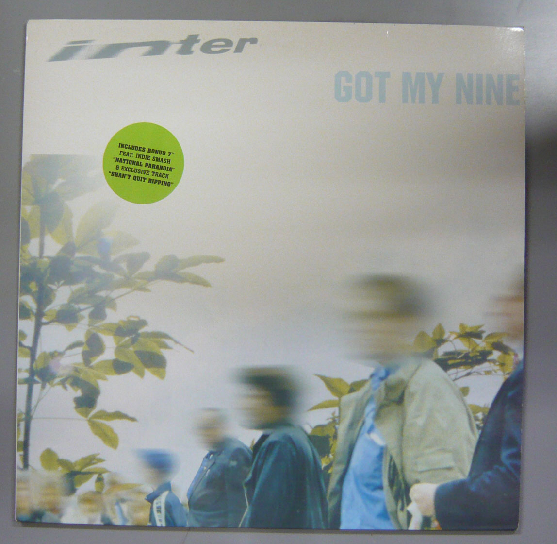 『LP+7”』INTER/GOT MY NINE/UK ORIGINAL/インディーロック/LP 5枚以上で送料無料拍卖