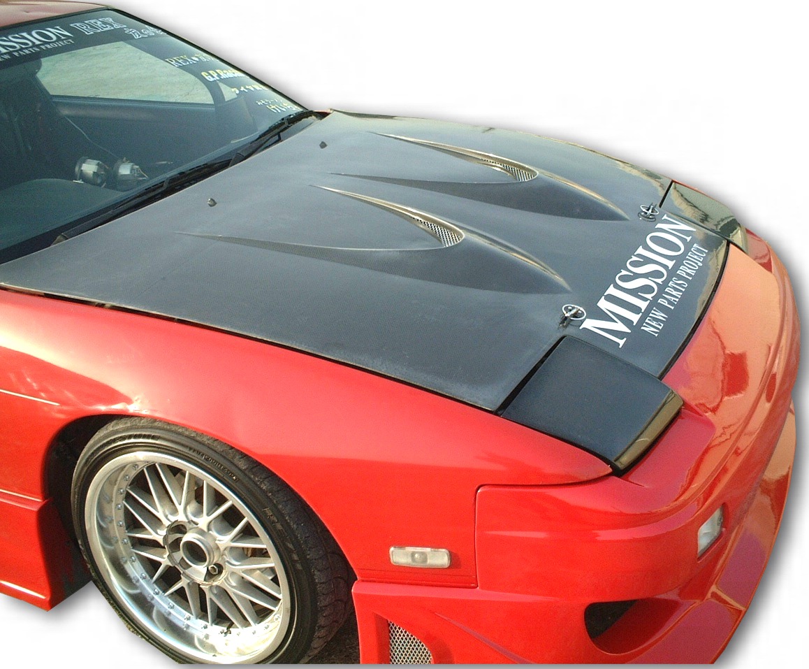 ☆180SX RPS13 エアロボンネットタイプ2 カーボン☆MISSION拍卖