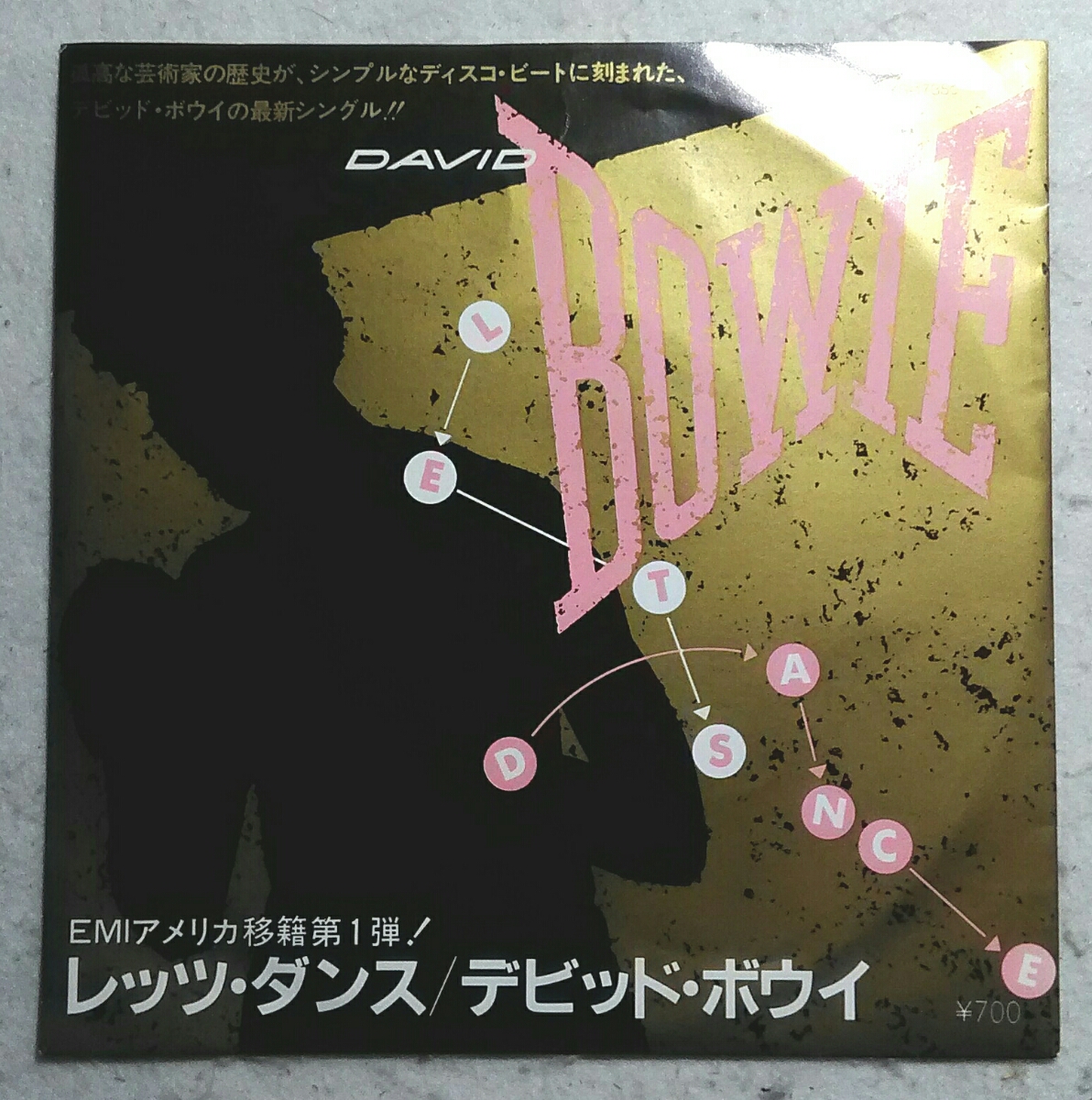 邦盤7' David Bowie / Let's Dance / Cat Peaple 歌詞カード付拍卖