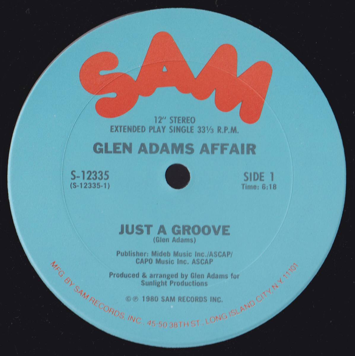 ダンクラ12inch★GLEN ADAMS AFFAIR / Just a groove / we’ve got make it★SAM★拍卖