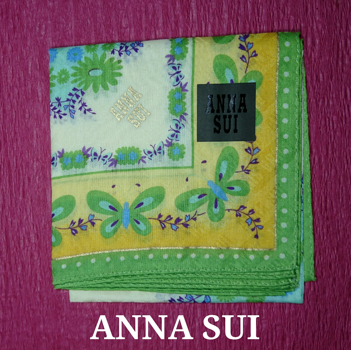 【未使用新品】 ANNA SUI アナスイ ハンカチ 7 851拍卖