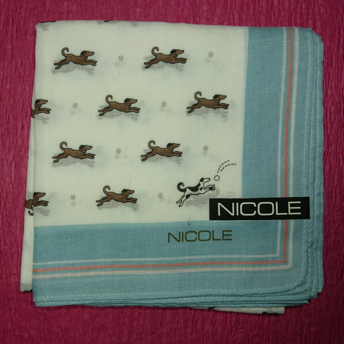 【未使用新品】 NICOLE ニコル ハンカチ 4 857拍卖