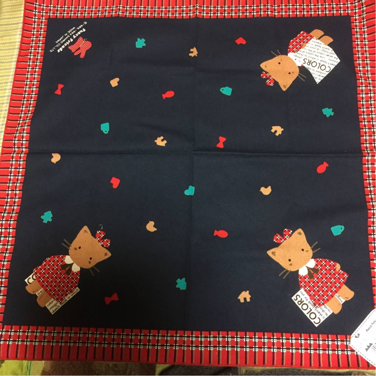 激レア希少品 サンリオ1993年製 Fancy Friends ウィンキーピンキー ランチクロス 当時物拍卖