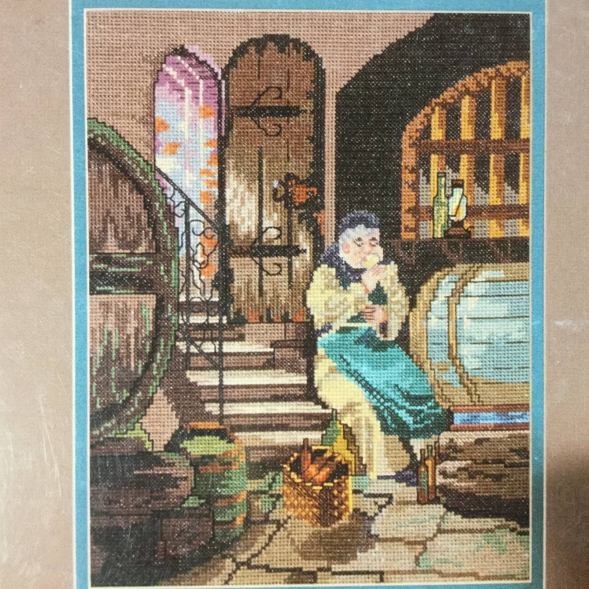 送料無料■ARTBOOK_OUTLET■ 1-084 ★ 手芸本 刺繍 クロスステッチ ワインテイスター THE WINETASTER CROSS STITCH 図案拍卖