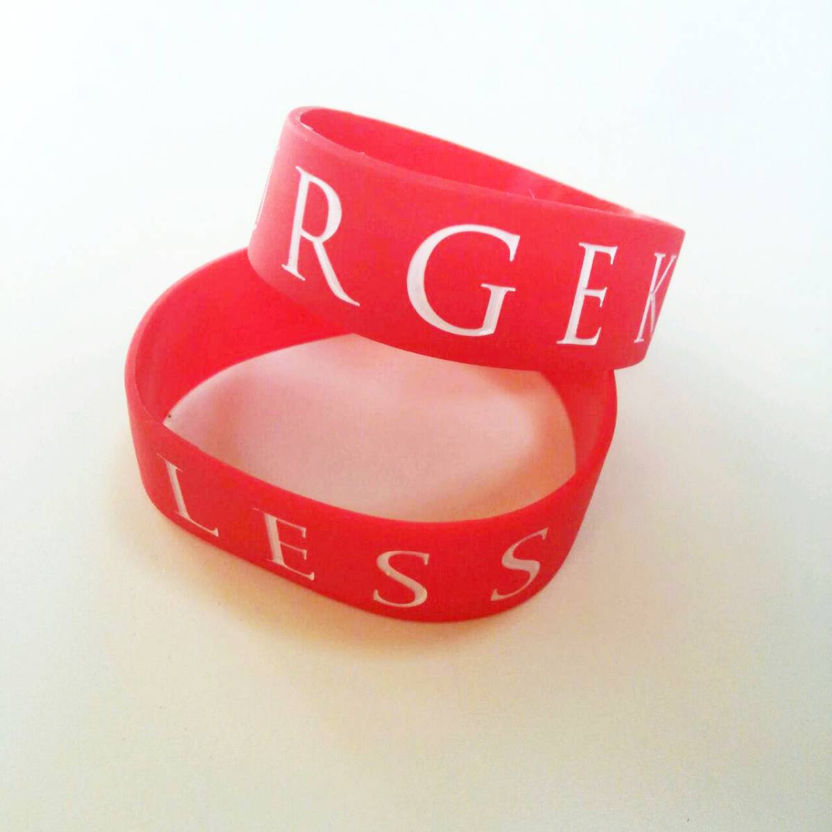 E.レッド×ホワイト 黒夢 清春 DREAMLESS×URGEKILLING ラバーバンド 2個セット KUROYUME KIYOHARU SADS サッズ拍卖