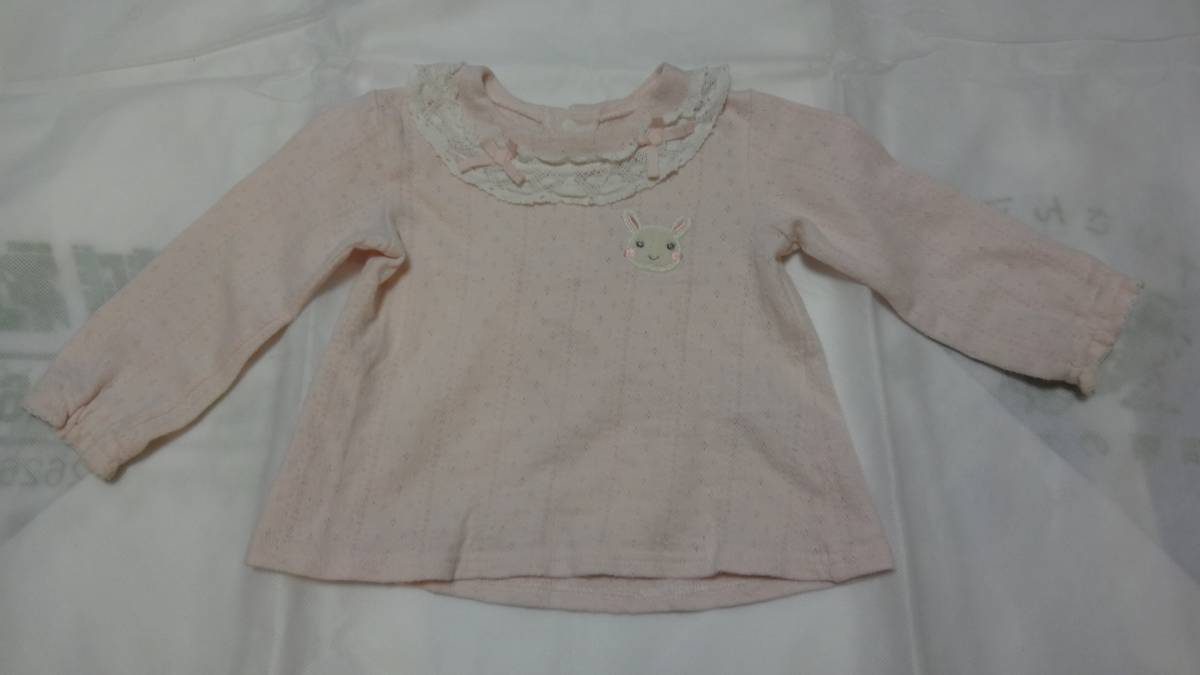 24 キムラタン coeur a coeur クーラクール ブラウス 90cm ピンク拍卖