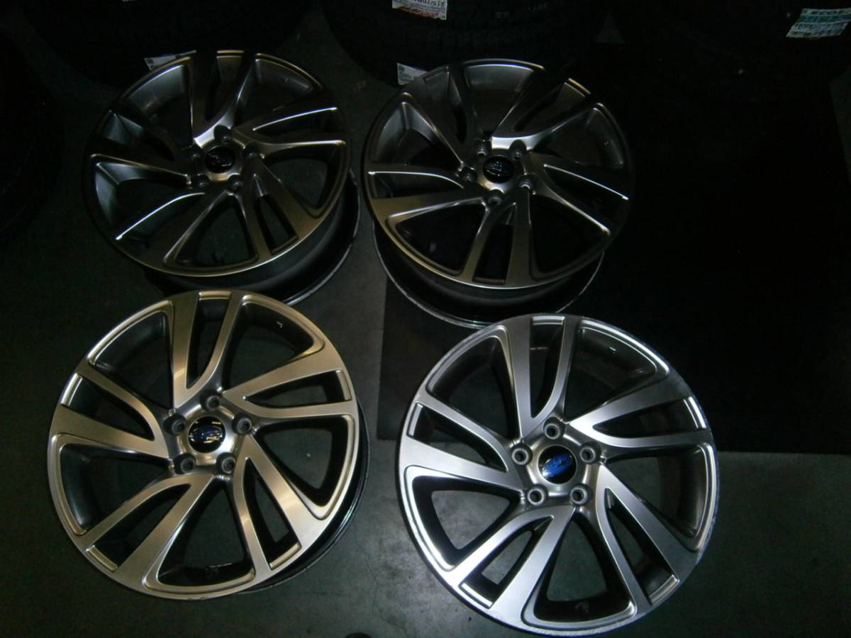 値下げ スバル WRX S4 純正 7.5j +55 5H 114 スタッドレス 流用に 福岡 北九州 筑豊 18インチ拍卖