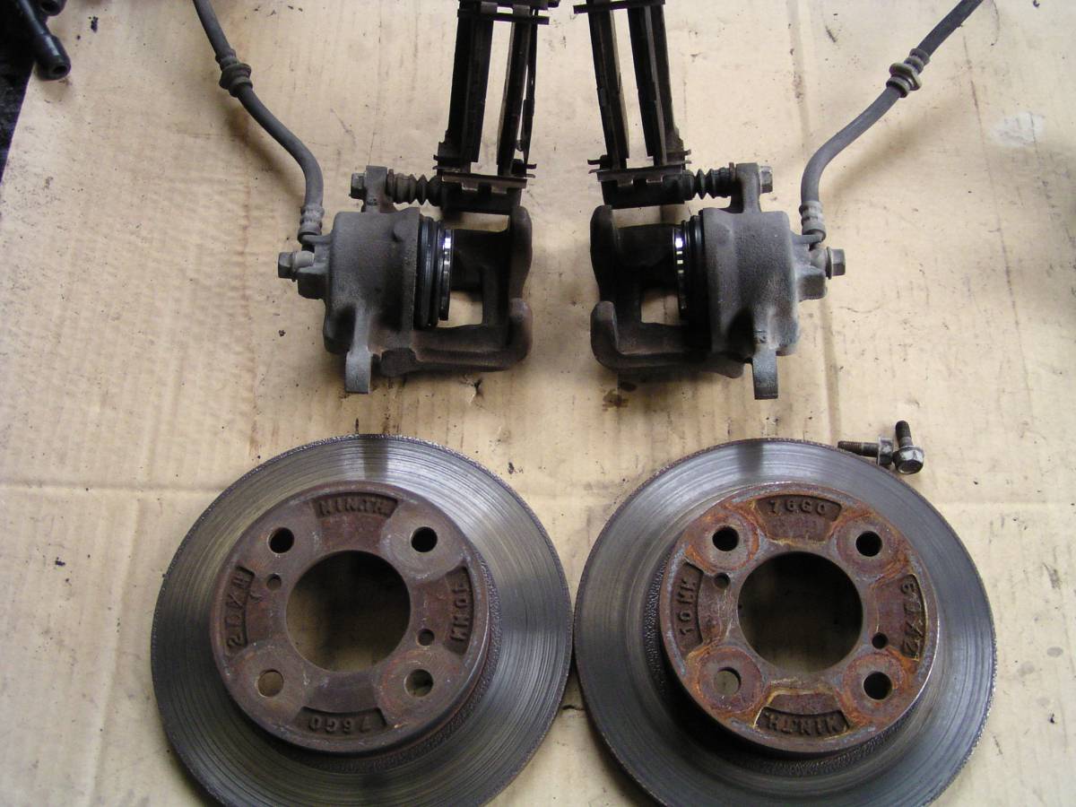 ワゴンR MC21S キャリパ- ローター 左右set拍卖