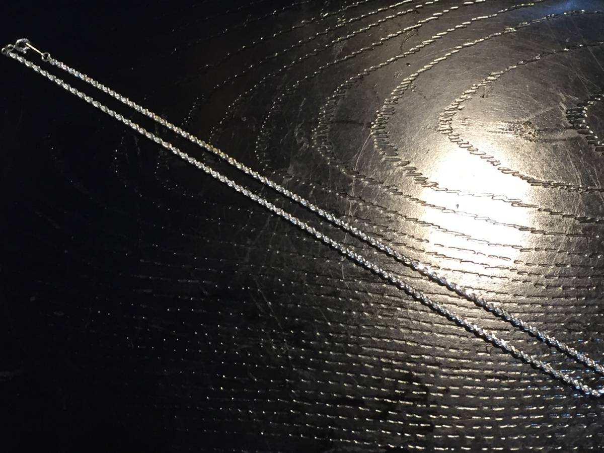 ☆送料無料 SV925 カットフレンチロープチェーン50cm 1.9ミリ幅 (c-FR40-50)拍卖