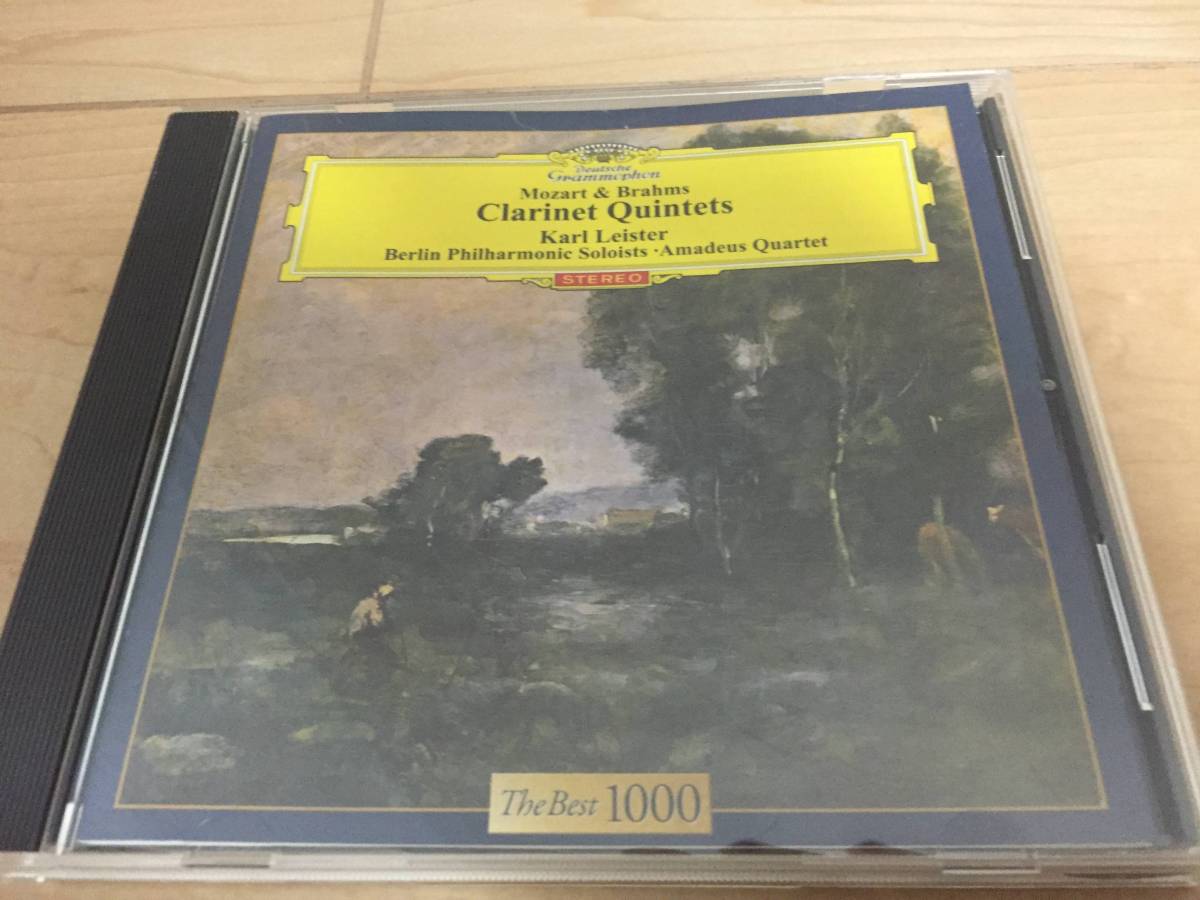 Deutsche Grammophon The Best 1000☆モーツァルト&ブラームス Mozart & Brahms Clarinet Quintets拍卖
