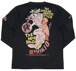 粋狂/手踊り/ロンT/黒/XL/sylt-174/エフ商会/テッドマン/カミナリモータース拍卖