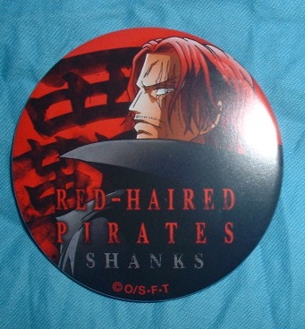 ワンピース 麦わらストア 輩缶バッジ 第1弾 BLACK シャンクス拍卖