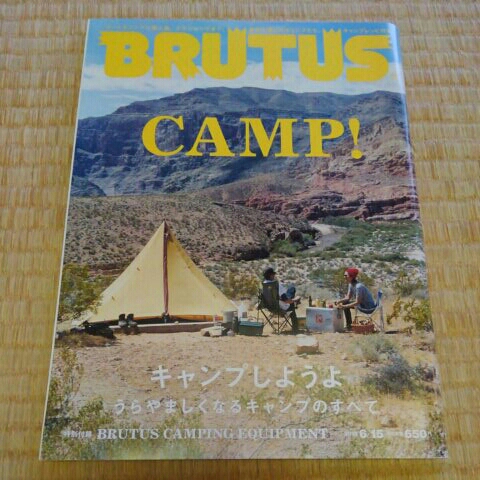 ブルータス【2015年6月15日】camp! キャンプしようよ うらやましくなるキャンプのすべて拍卖