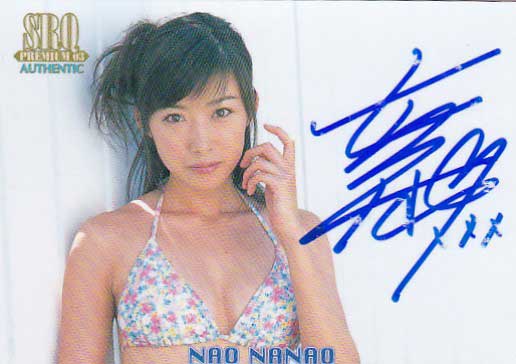 SRQ03プレミアム 七生奈央 水着直筆サインカード拍卖
