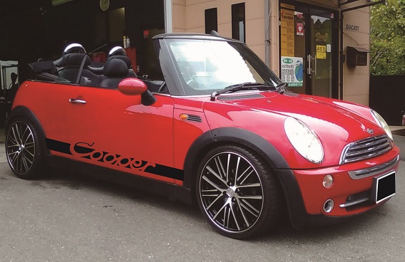 ☆送料無料!BMW ミニクーパー サイドデカールセット(左右セット)12色選択可★MINI COOPER拍卖