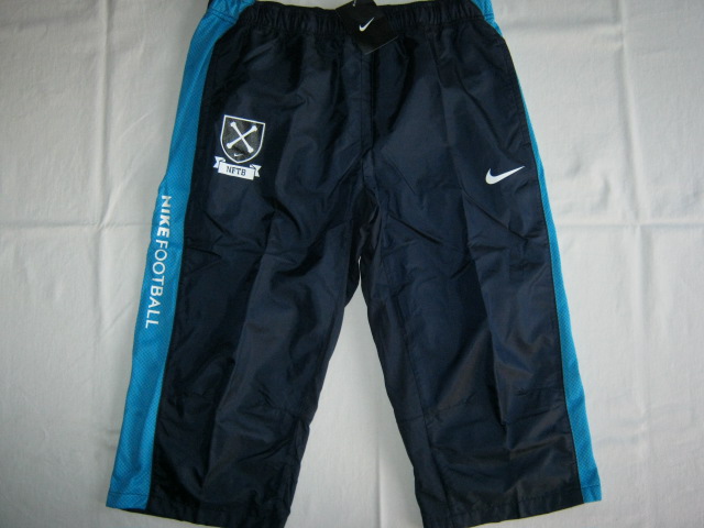 ★新品 NIKE ナイキ NFTB ブラッシュド トリコット ピステ 3/4 パンツ 七分パンツ XL オブシディアン 紺×水色 薄手 FOOTBALL サッカー★拍卖