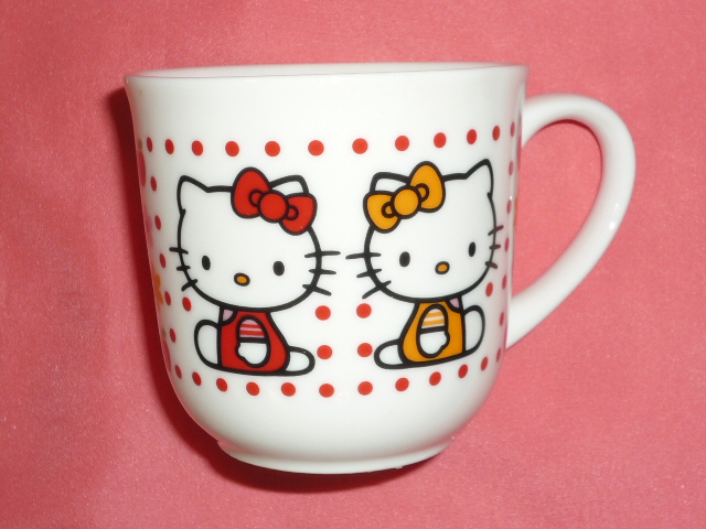 ☆激レア!カワイイ♪ 1998年 サンリオ ハローキティ 陶器製 マグカップ☆拍卖