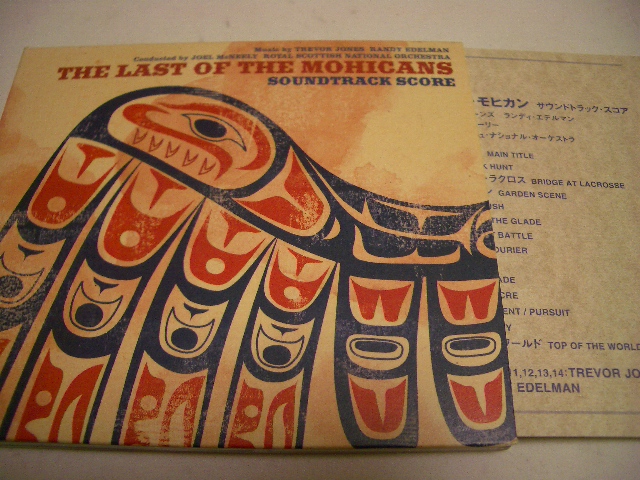 国内盤 ラストオブモヒカン サウンドトラック スコア/ジョエルマクニーリー,ロイヤルスコティッシュナショナルオーケストラ拍卖
