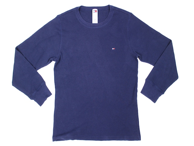 TOMMY HILFIGER■トミーヒルフィガー サーマルロンT(XL)ネイビー拍卖