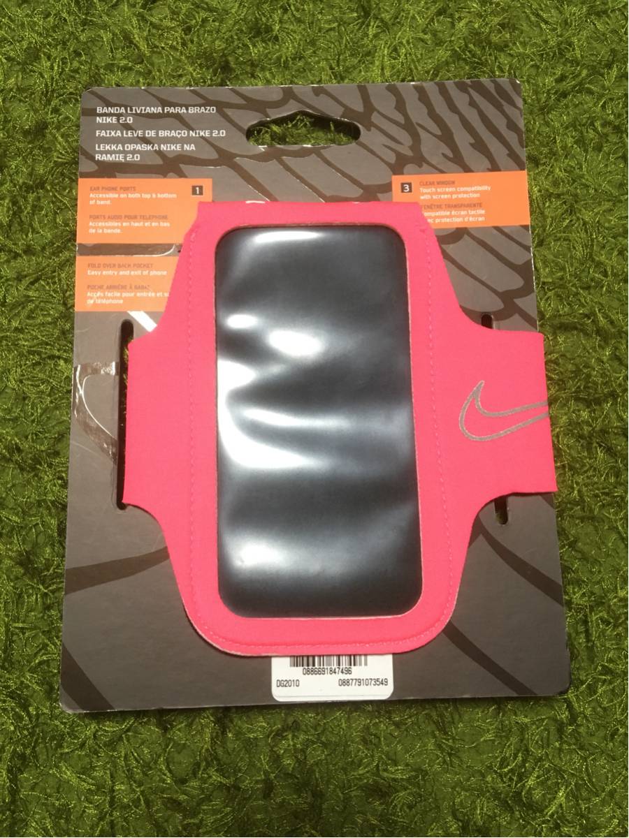 新品未使用 NIKE アームバンド ランニング スマホ iPhone ピンク 音楽 ナイキ拍卖