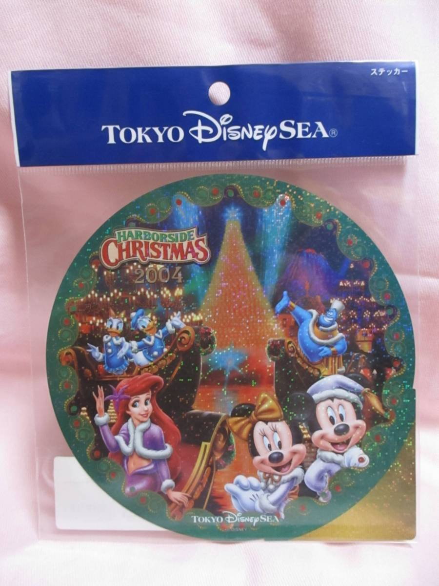● TDS 東京ディズニーシー 2004 クリスマス ステッカー 新品 シール ●拍卖