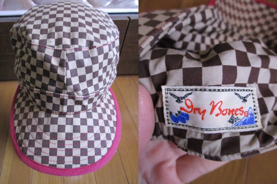 1点限り Dry bones ドライボーンズ キャップ 帽子 チェック 孔子 即決あり 早い者勝ち拍卖