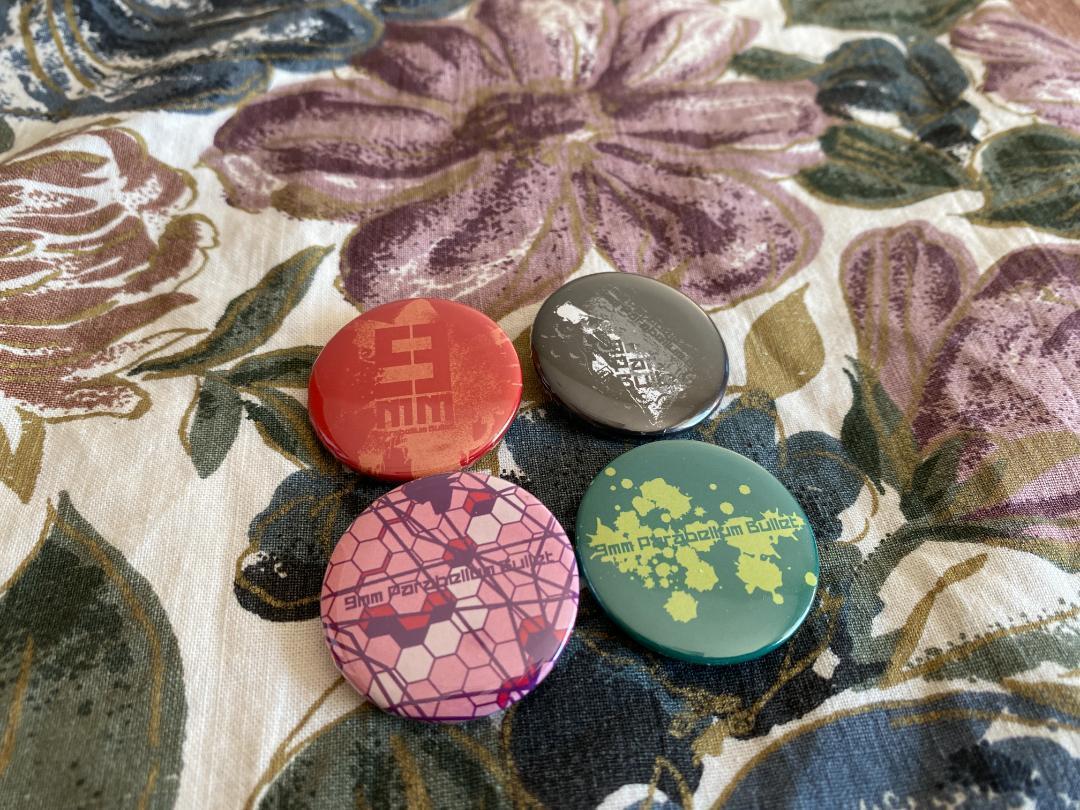 ★匿名配送・送料無料★美品 9mm Parabellum Bullet 缶バッジセット★★拍卖