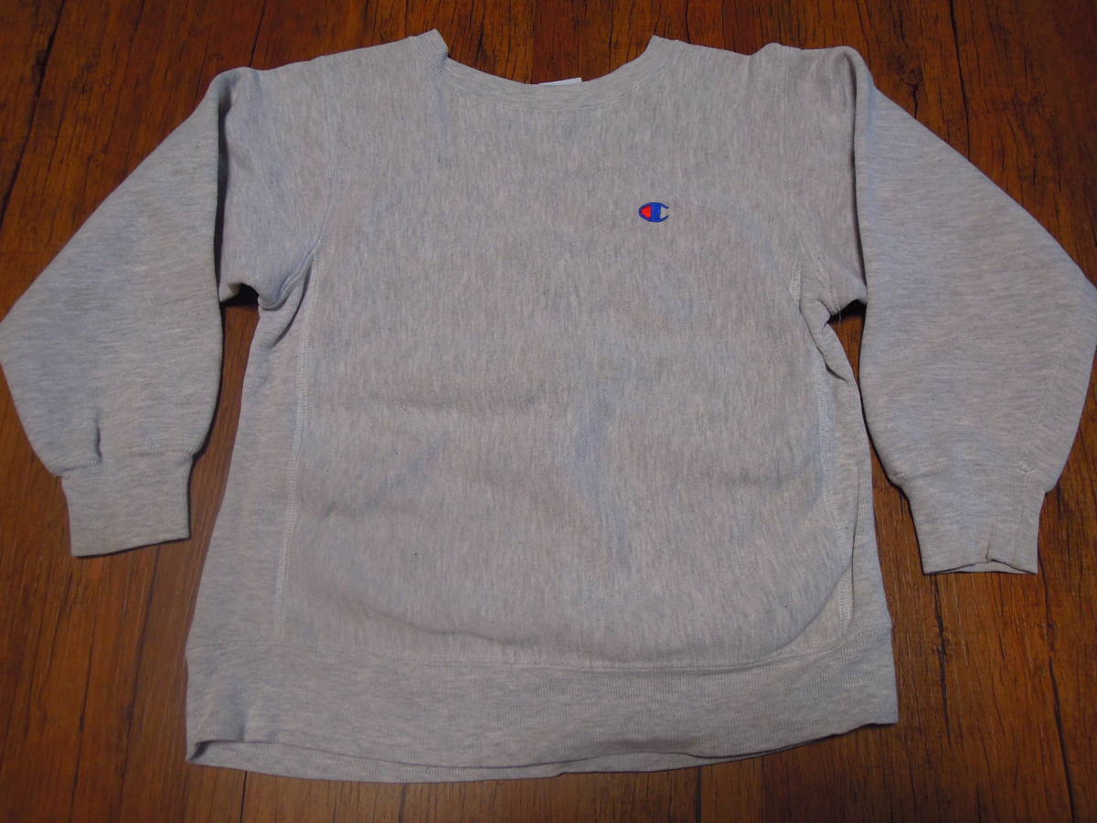 88f 90'sチャンピオンリバースウィーブChampion REVERSE スウェット キッズM(10~12)拍卖