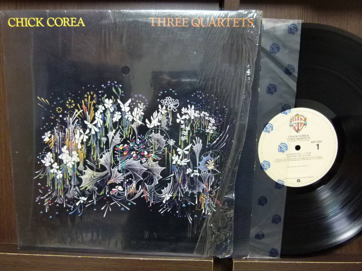 ■激レア■美盤オリジナル■CHICK COREA■THREE QUARTETS■拍卖