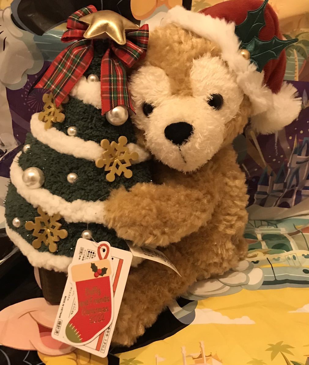 未使用 クリスマスツリー ダッフィー ウィンター クリスマス 2022 ダッフィー&フレンズのウィンタートゥインクリングタウン ディズニーシー拍卖