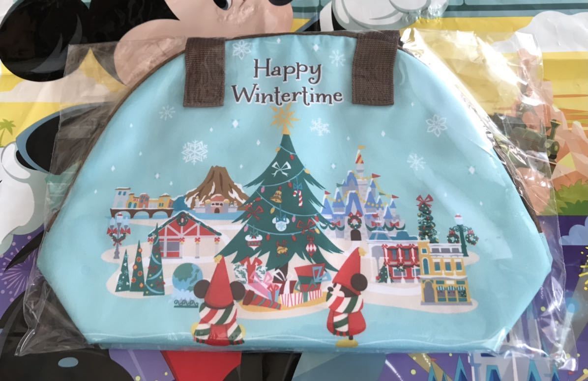 未開封 スーベニアランチケース ランチバッグ クリスマス 2022 HappyWinter リンリン ディズニーリゾート ディズニーランド ディズニーシー拍卖