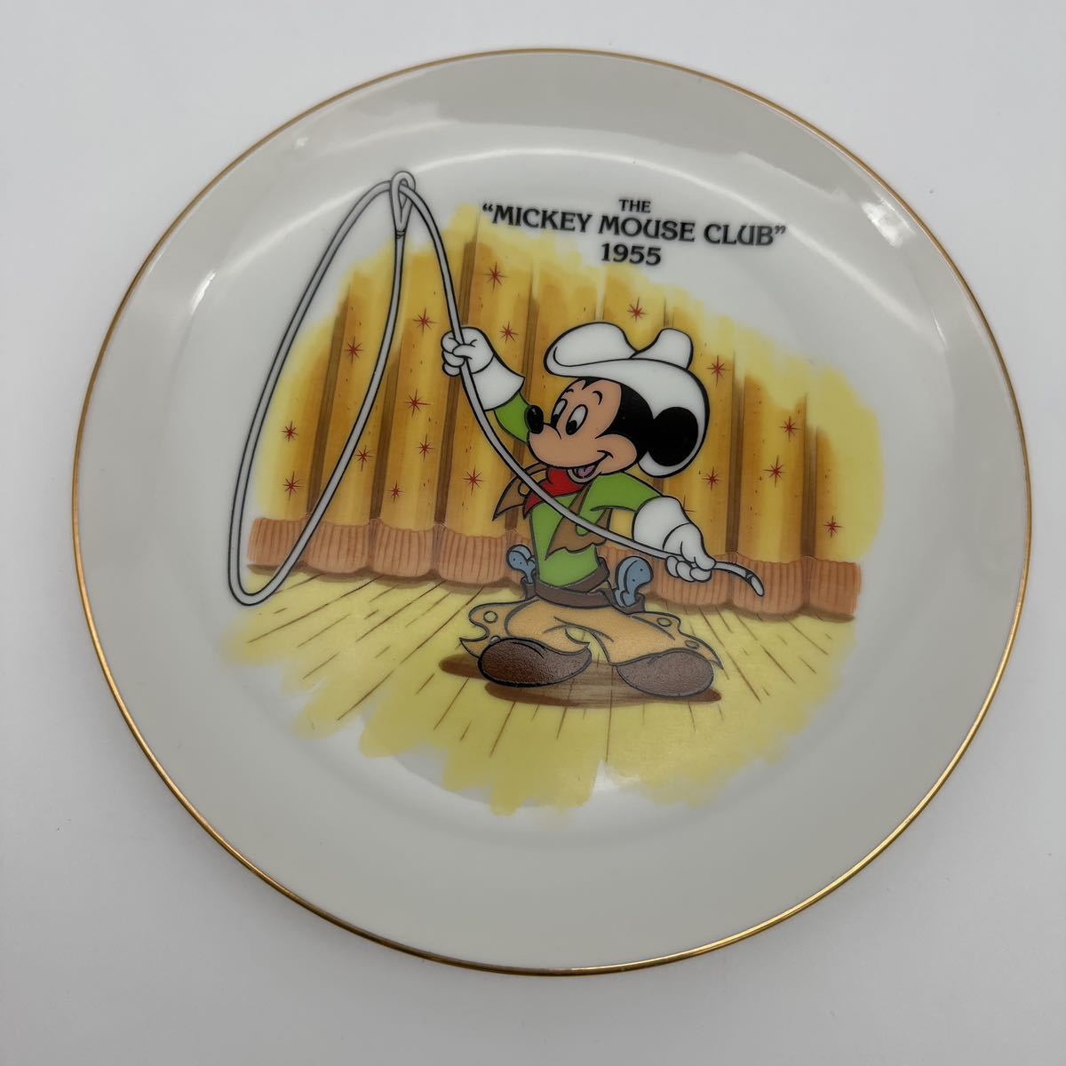 東京ディズニーランド ミッキーマウス 飾り皿 ディズニープロダクション 日本製 デコレーションプレート ミッキーマウスクラブ拍卖